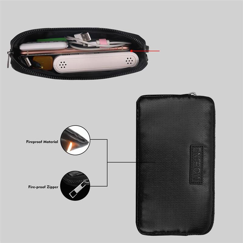 Ognioodporna torebka blokująca sygnał GPS RFID Faraday torba tarcza klatka etui portfel etui ochronne do ochrony prywatności kluczyk