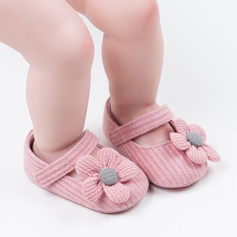 Baru 0-1 Tahun Harta Karun Wanita Lucu Lembut Antiselip Sepatu Putri Sepatu Bayi Simpul Pita Sepatu Balita Baru Lahir Antiselip Sneakers