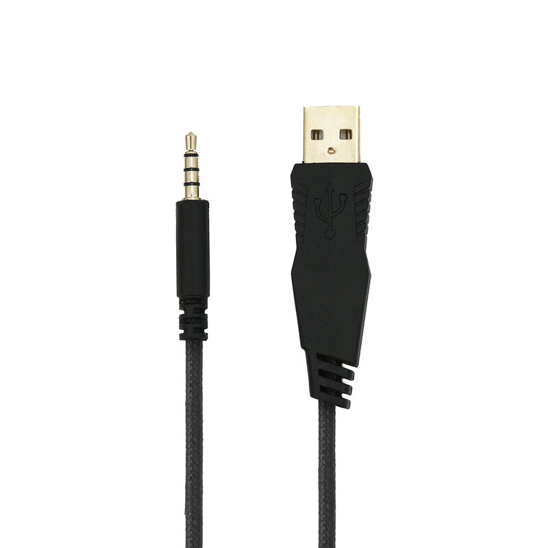 Redragon H510 Zeus Original genuine USB cable 3.5mm Male Audio AUX Jack to USB 2.0