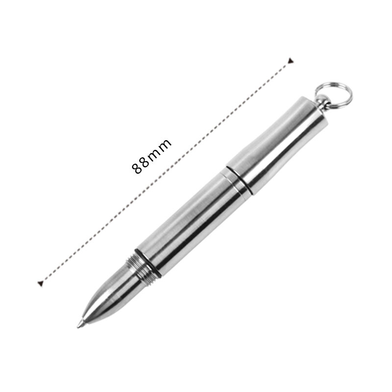 Tiartisan Titanium pen handtekening 2 in 1 mini draagbare outdoor ultralight boek schrijven pen