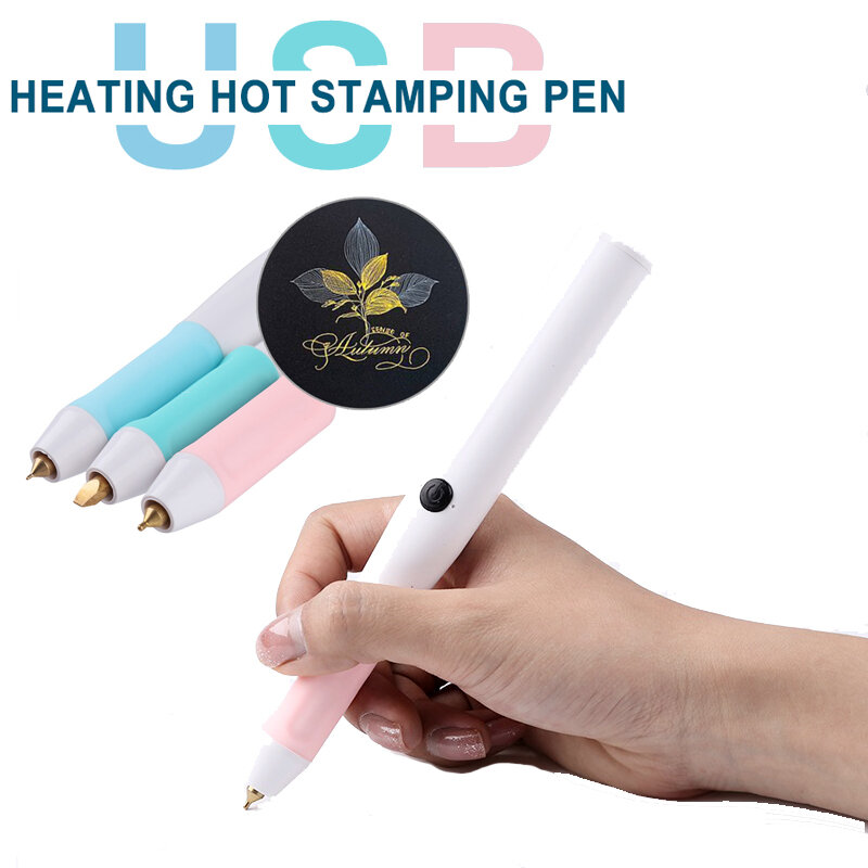 Verwisselbare Hoofd Verwarming Hot Stamping Pen Toe Te Voegen Shining Handgeschreven Gevoelens Glimmende Accent Aan Uw Projecten 2021