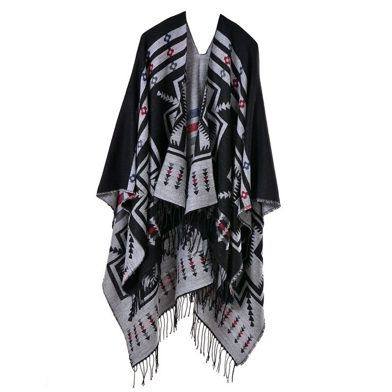 カシミアのコート,女性のスカーフ,暖かくて厚いショールとラップ,毛布,女性のための高級ブランド,冬のスカーフ,2021