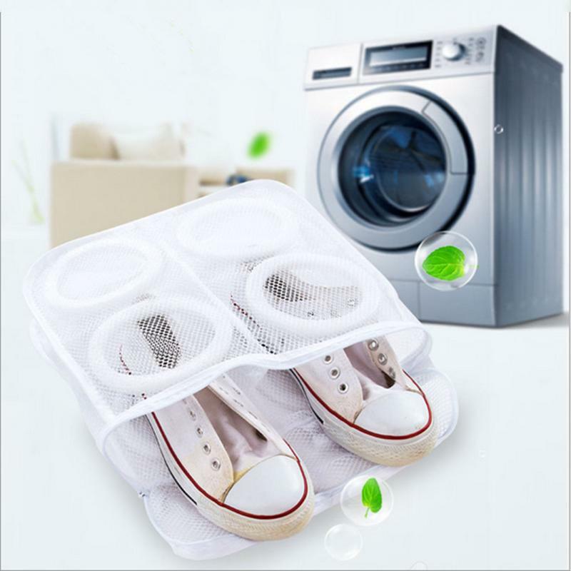 Zíper malha sacos de lavagem do agregado familiar máquina de lavar saco para roupa interior sapatos meias roupas sujas organizador cesta de lavanderia