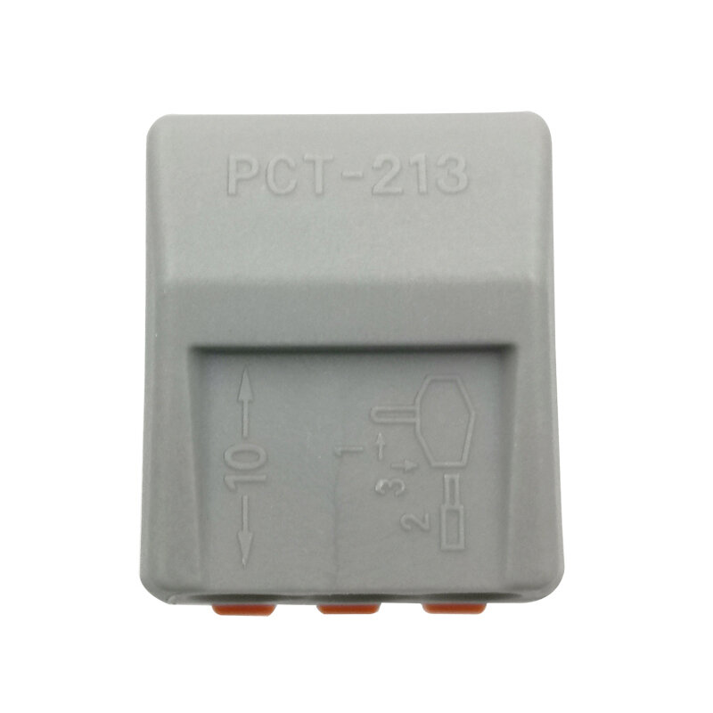 30/50/100 pcs  mini fast wire Connectors Universal Compact Wiring Connector push-in Terminal Block PCT-222 212 213 214 215