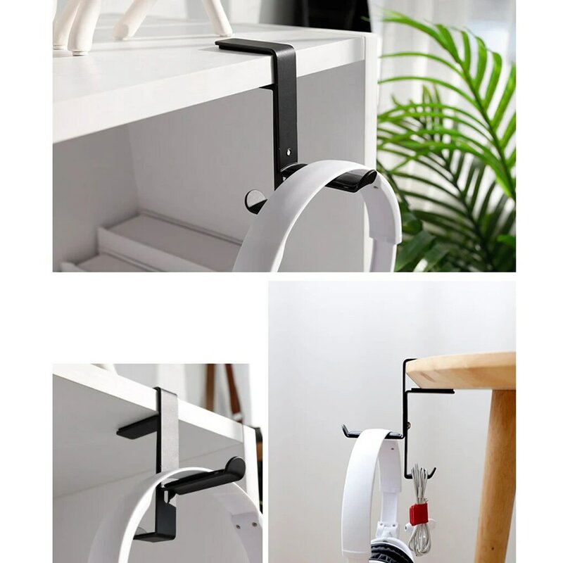 Nowy uchwyt na biurko uniwersalny wieszak biurowy słuchawki gamingowe wspornik stojakowy stojak wystawowy uchwyt na słuchawki oszczędność miejsca zacisk stołowy