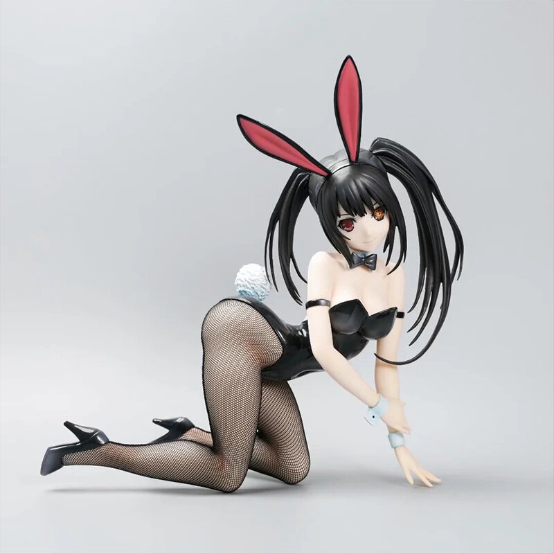 Animé Hentai fecha LIVE Tokisaki Kurumi PVC figura de acción de juguete chica conejito Sonico Kurumi figuras en miniatura de juguete de regalo de colección