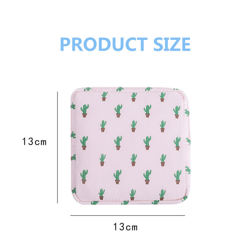 Fashion Women Small Cosmetic Bags Travel Mini Sanitary Napkins Make Up Coin Money Card Lipstick Storage Pouch Purse Bags