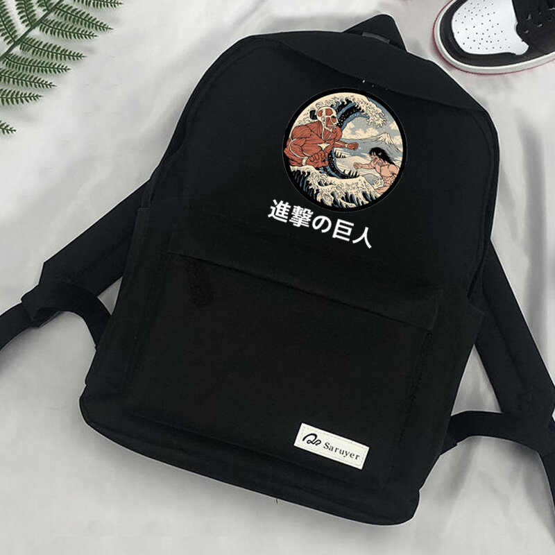 حقيبة ظهر من Shingeki لا كيوجن بتصميم أنيق للهجوم على تيتان ، حقيبة ظهر للنساء موديل 2021 infantil mujer