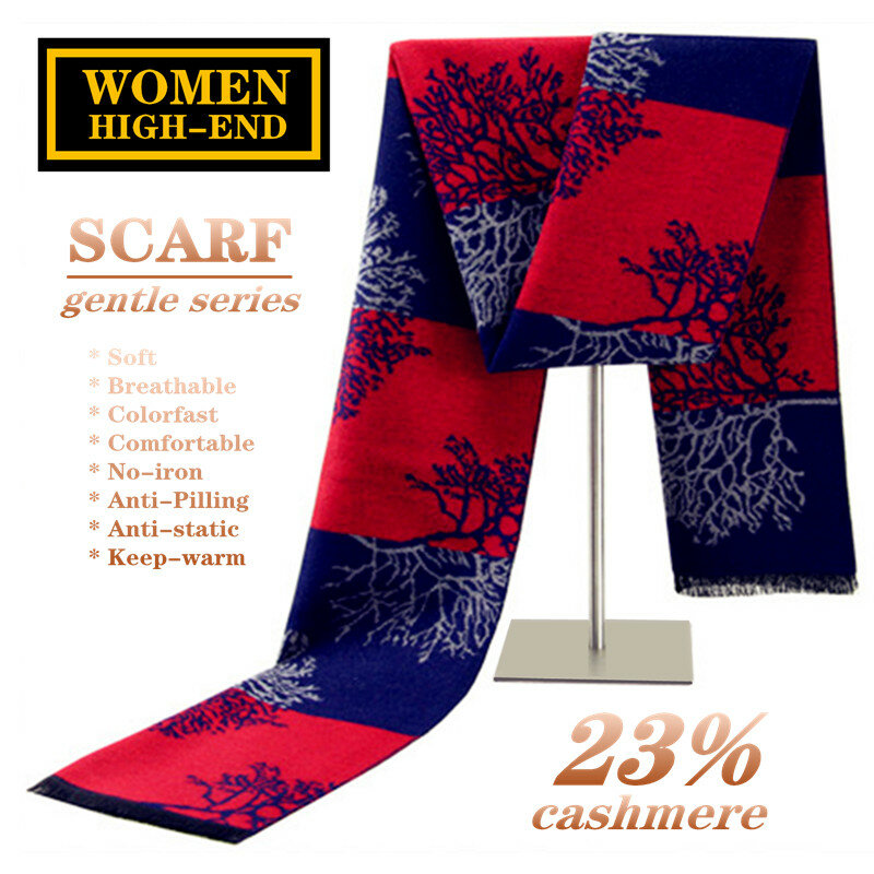 Bufanda de cachemir para mujer, prenda suave de gama alta, informal, a la moda, Noble, para primavera, otoño e invierno, 55% de descuento