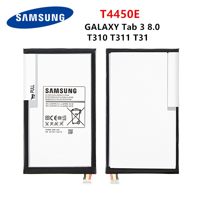 SAMSUNG Оригинальный планшет T4450E батарея 4450 мАч для Samsung Galaxy Tab 3 8,0 T310 T311 T315 SM-T310 SM-T311 T3110 E0288 E0396