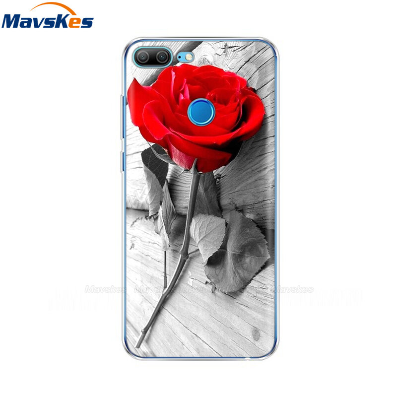 Capa em silicone para soft honor 9 lite, proteção em tpu macio, capa traseira, huawei honor 9 9 lite