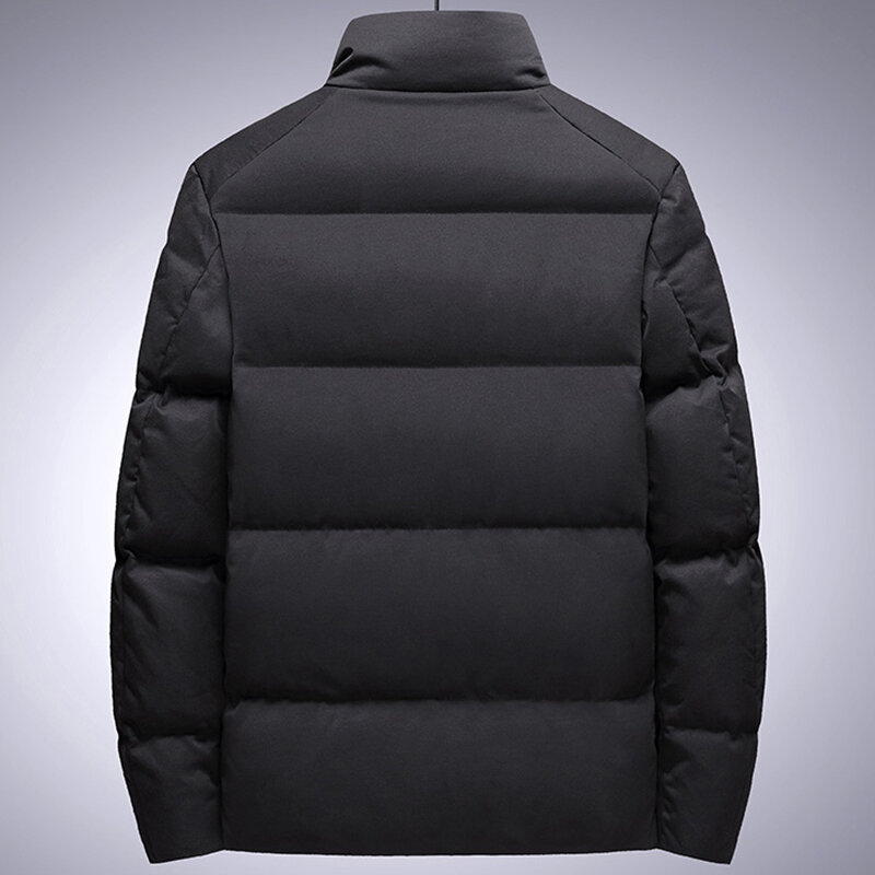 2021 겨울 남성 따뜻한 파카 재킷 6XL 7XL 8XL 큰 크기 스탠드 칼라 두꺼운 면화 패딩 윈드 브레이커 열 캐주얼 파카