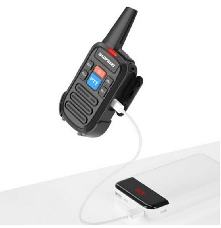 Baofeng-Mini walkie-talkies dobles C50, 2 unidades, Stock en Reino Unido