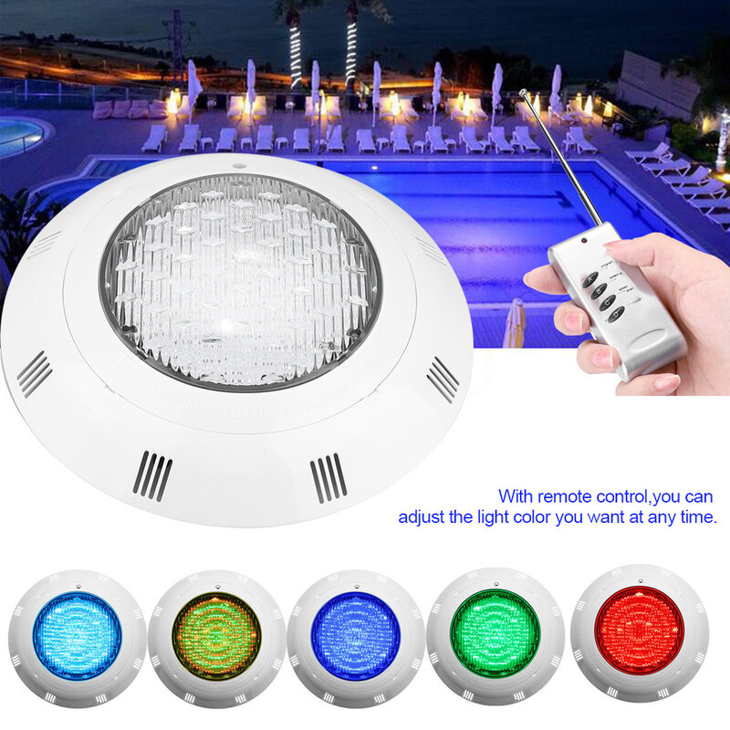 30W 300 LED RGB Multi-Color Underwater Swimming Pool Bright Light With Remote Control SMD Lamp Beads Light With Remote Control
