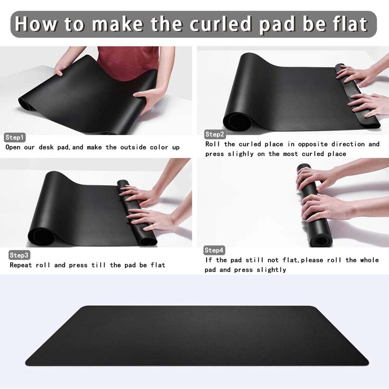 Mouse Pad Gaming Gamer Mouse Pad Desktop Computer Gaming Mouse Pad Waterproof Pu Leather Gaming Mouse Mat