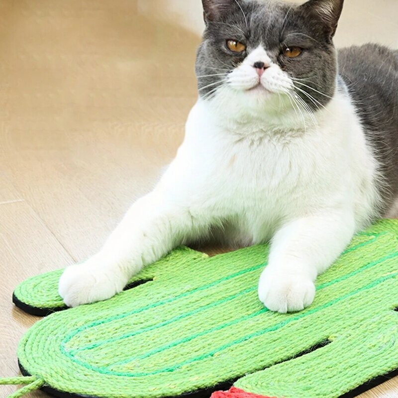 Cat scratch pad natural sisal cat scratch pad non-slip cat scratch training toy pad sleeping blanket protection furniture sofa