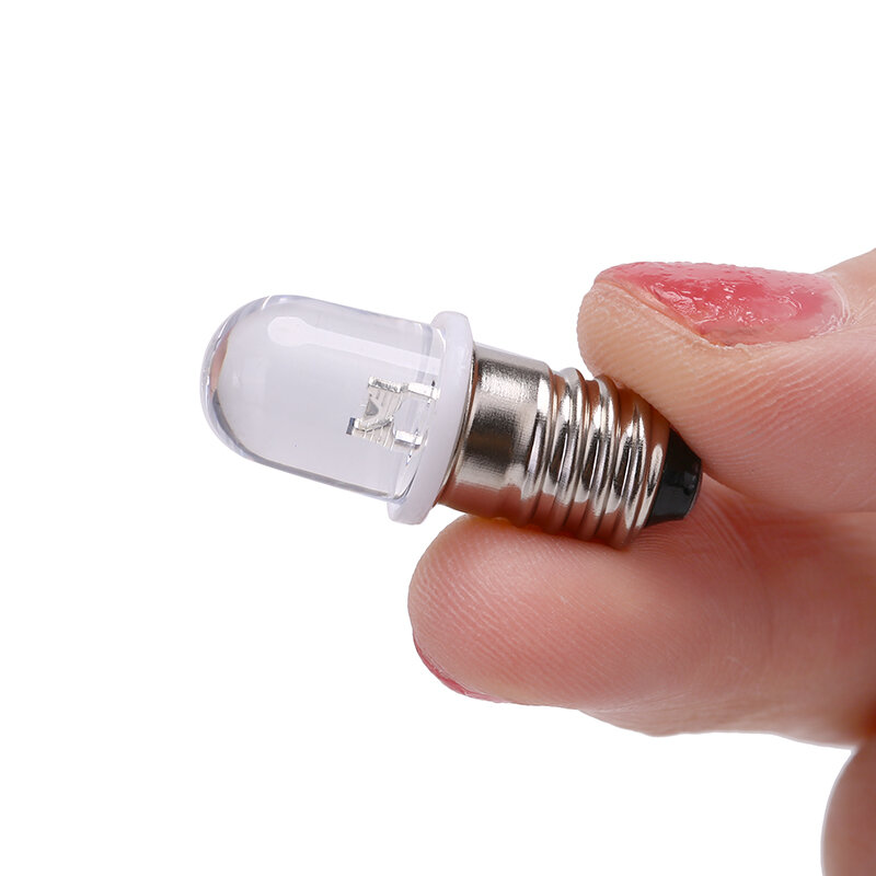 Ampoule LED à l'ancienne pour lampe de poche, indicateur, E10 DC, 3V, 4.5V, 2.8cm x 1cm, lot de 5 pièces