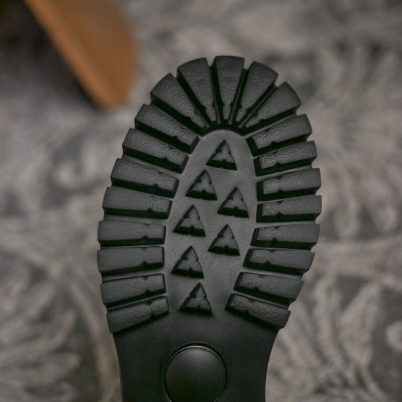 Brytyjskie małe skórzane buty damskie grube podeszwie kożuch białe czarne pojedyncze buty nowe grube obcasy Leford obuwie damskie