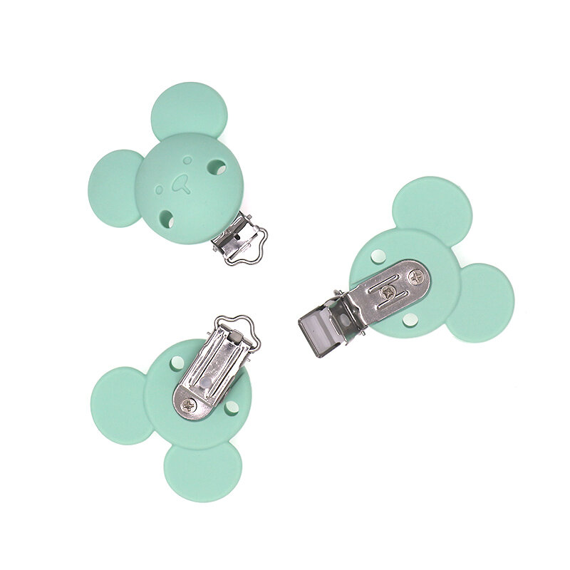 Kovict-Clip de silicona para chupete de bebé, cadena de bebé, soporte para pezones, juguetes de lactancia, 10/20/50 piezas