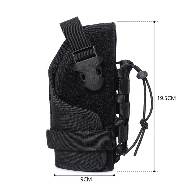 Universal Outdoor Waist Belt Holster Magazine Right Hand Fit Most Models 1000D Nylon Pouch Hunting Gun Accessories
