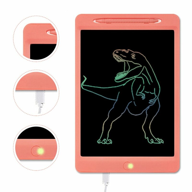 11.5 Inches Color Rechargeable Children's Writing Board Writing Tablet Electronic Drawing Board For Kids And Adults