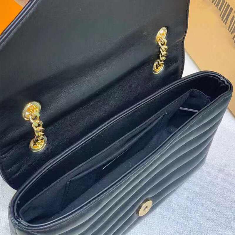 2021 مصمم رفرف المرأة حقيبة كروسبودي المرأة الذهب سلسلة معدنية حقيبة حقيبة ساعي الموضة والجلود الراقية
