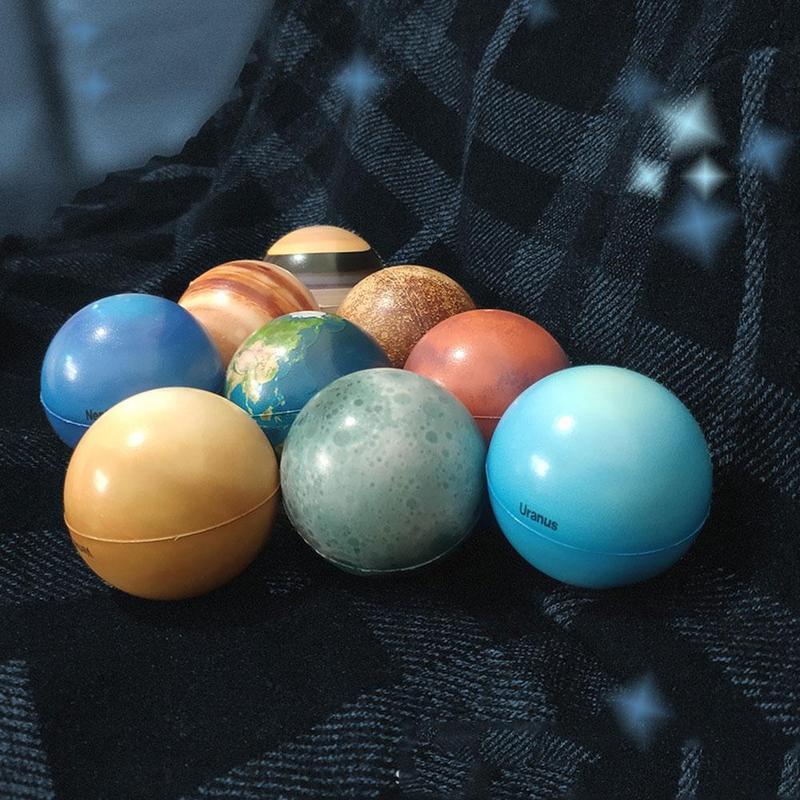 6.3ซม.ขายร้อนเด็กของเล่น Planet Earth Globe Ball Bouncy ฟองน้ำยืดหยุ่นสนุกสีสันของขวัญของเล่น Squishy