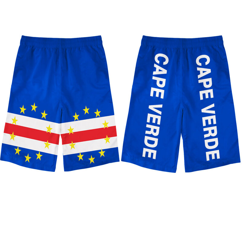 KAP VERDE jugend nach maß name anzahl land strand shorts nation flagge cv portugiesisch college druck foto insel casual shorts