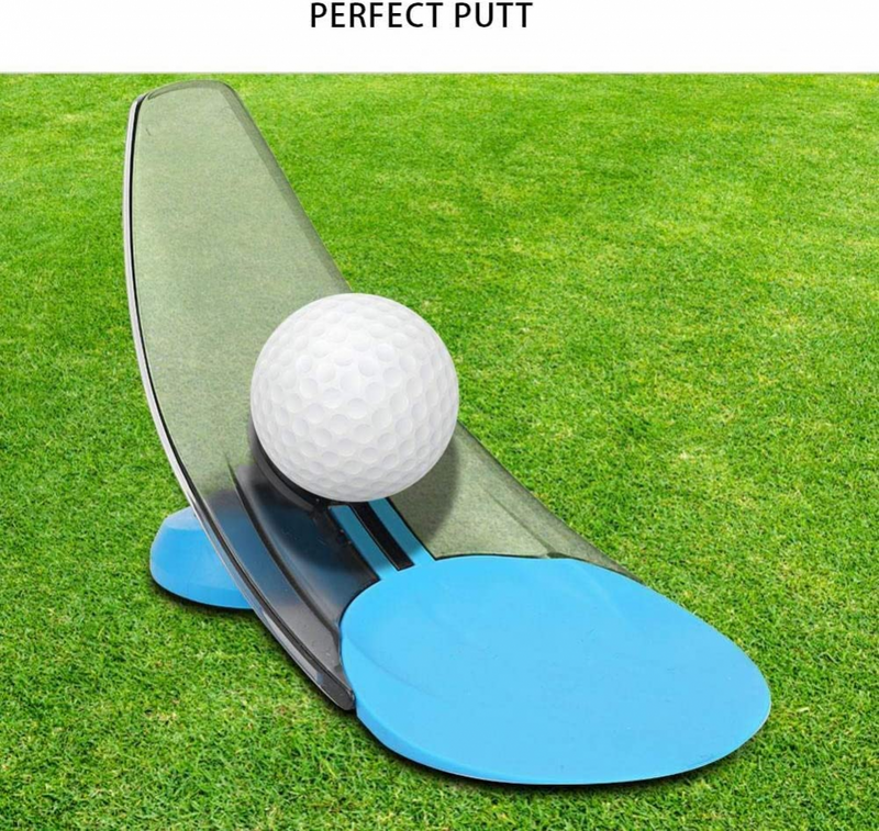 1 pz pressione mettere Golf Trainer aiuto ufficio casa tappeto pratica Putt scopo per Golf pressione Putt Trainer accessori da Golf