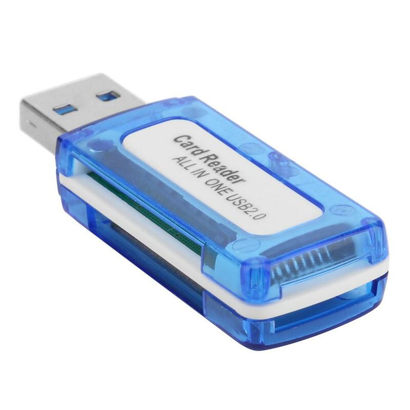 4 in 1 Speicher Kartenleser USB 2,0 Alle in Einem Kartenleser für Micro SD TF M2