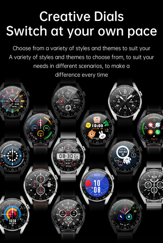Czjw JW3 Pro 2021 Nieuwe Slimme Horloges Mannen Bluetooth Call Bloeddruk Meten Fitness Tracker Smartwatch Waterdichte Android Ios
