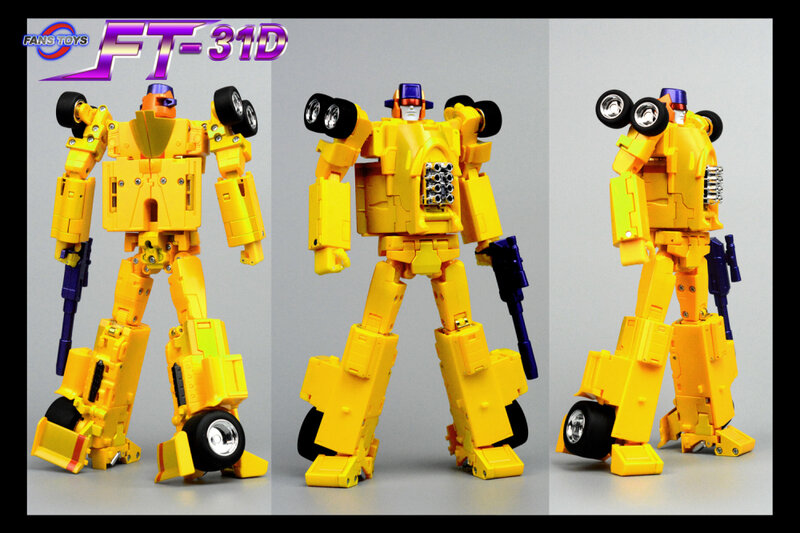 Figura de acción transformable de Robot FansToys, FT-31D FT31D, tira de arrastre, Smokey Dragstrip, Stunticons, Menasor, PVC