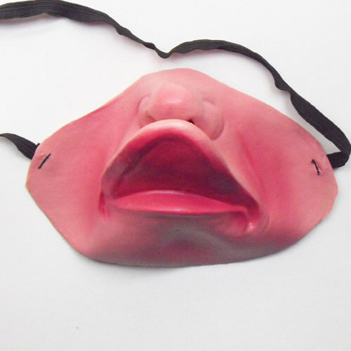 Nova moda romance engraçado diversão máscara lábios grandes chapelaria animal de estimação engraçado máscara atacado