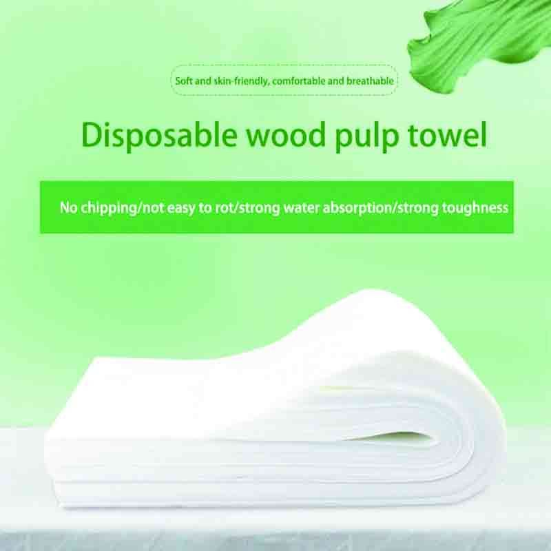 Disposable Facial Tissue Paper Wipe Foot Pad Wipe Foot Towel Wood Pulp Pedal Towel Nail Towel Pedicure Shop Beauty Salon