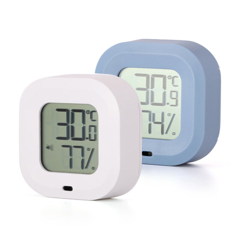 Mini thermomètre et hygromètre sans fil Bluetooth 5.0, détecteur d'air, affichage à l'écran, capteur de température et d'humidité pour l'intérieur