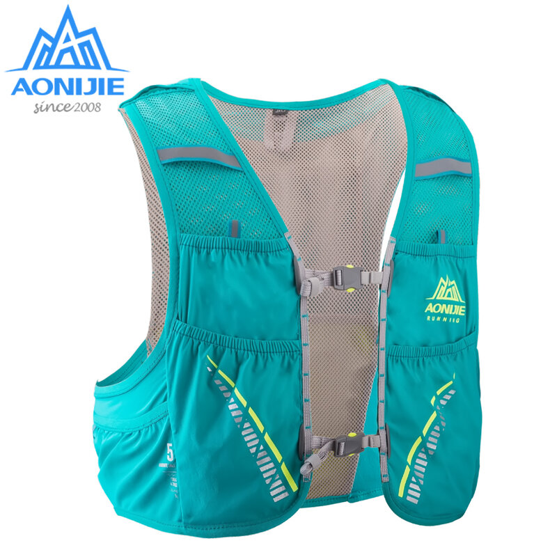 AONIJIE Trink Pack Rucksack Rucksack Tasche Weste Harness Wasser Blase Wandern Camping Lauf Marathon Rennen Klettern 5L C933