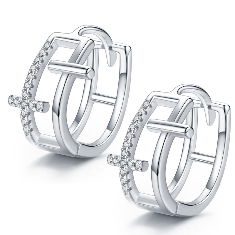 Sodrov 925 brincos de prata esterlina brincos de argola geométrica para mulher jóias de prata acessórios brincos de argola 2021 tendência