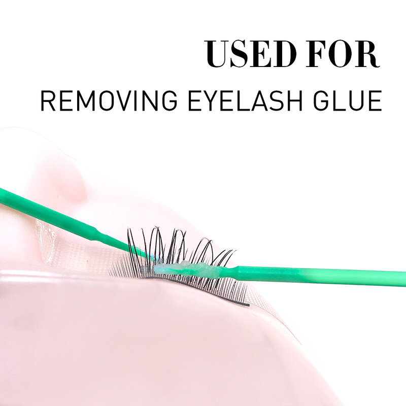 100Pcs/pack Durable Disposable Micro Make up Brush Individual Lash Removing Tools Swab Micro brushes Eyelash Extension Tools
