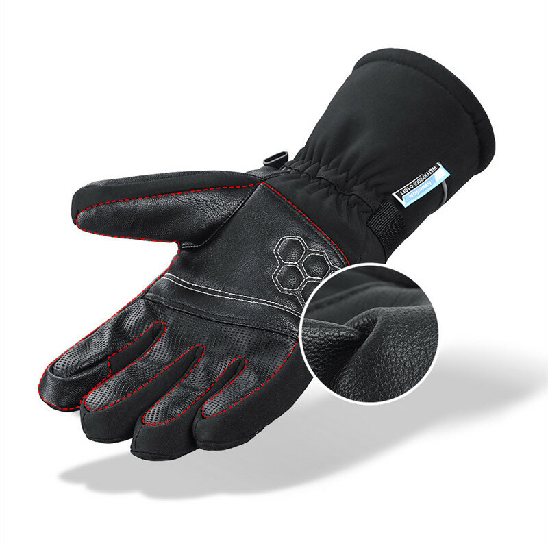 Outdoor jesień zimowe rękawiczki mężczyźni kobiety zagęścić Snowboard Ski Glove Touch Screen ciepłe termiczne wodoodporne rękawice do jazdy na motorze