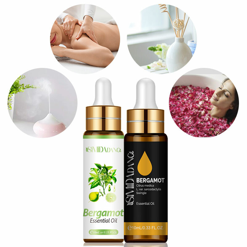 Aceite Esencial de cítricos con gotero para el cuidado del cabello, Aceite de Masaje hidratante para cutículas, aceites aromáticos para la piel, 10ML