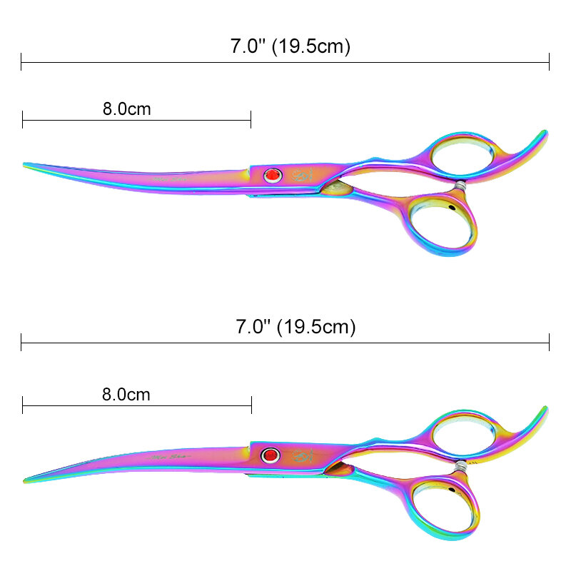 Meisha 7 inch Pet Dogs Grooming Scissors Cat Hair Thinning Shear Sharp Edge Scissors For Dogs Animal Barber Cutting Tool B0018A