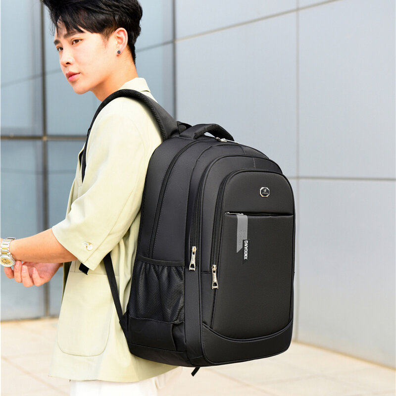 Водонепроницаемый рюкзак YILIAN 2021 для ноутбука 17 дюймов, Мужской Дорожный рюкзак с USB-зарядкой, рюкзак из ткани Оксфорд для женщин и мужчин, ви...