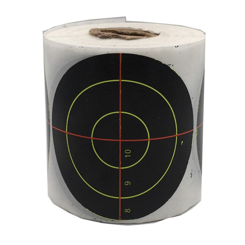 250Pcs/Roll Self-Perekat Menembak Kertas Target Stiker 7.5Cm