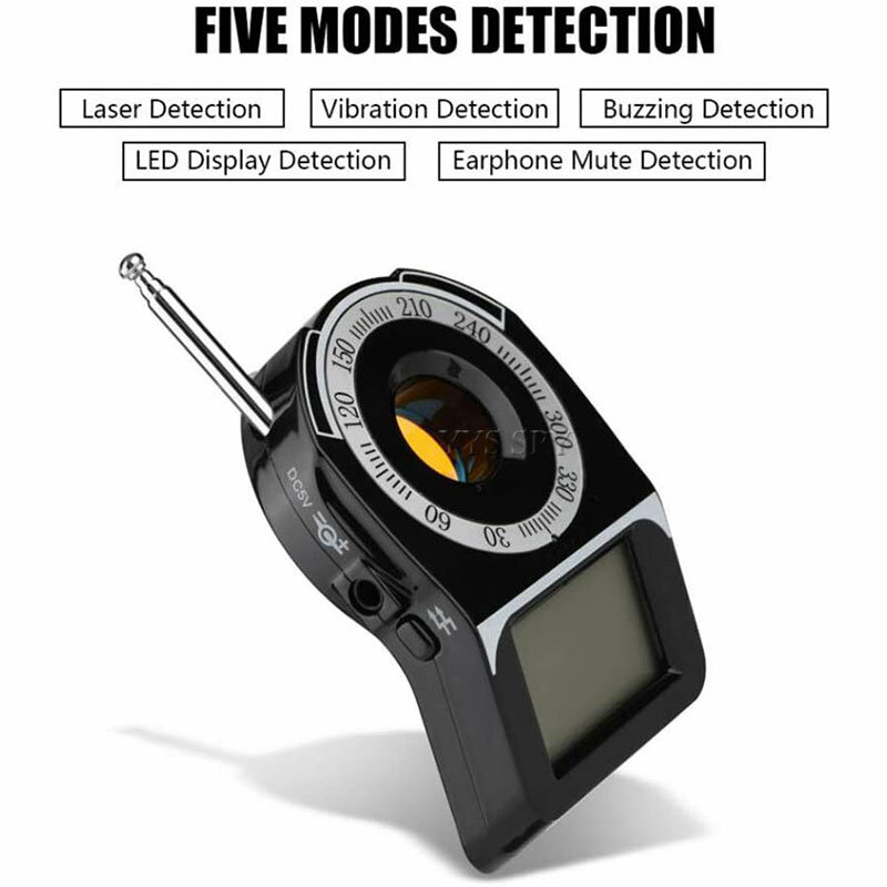 Mini CC309 RF Signal Detector Anti Spy Camera Wifi Wireless Wired Hidden Len Scanner Eavesdropping Bug Anti Candid Camara Finder