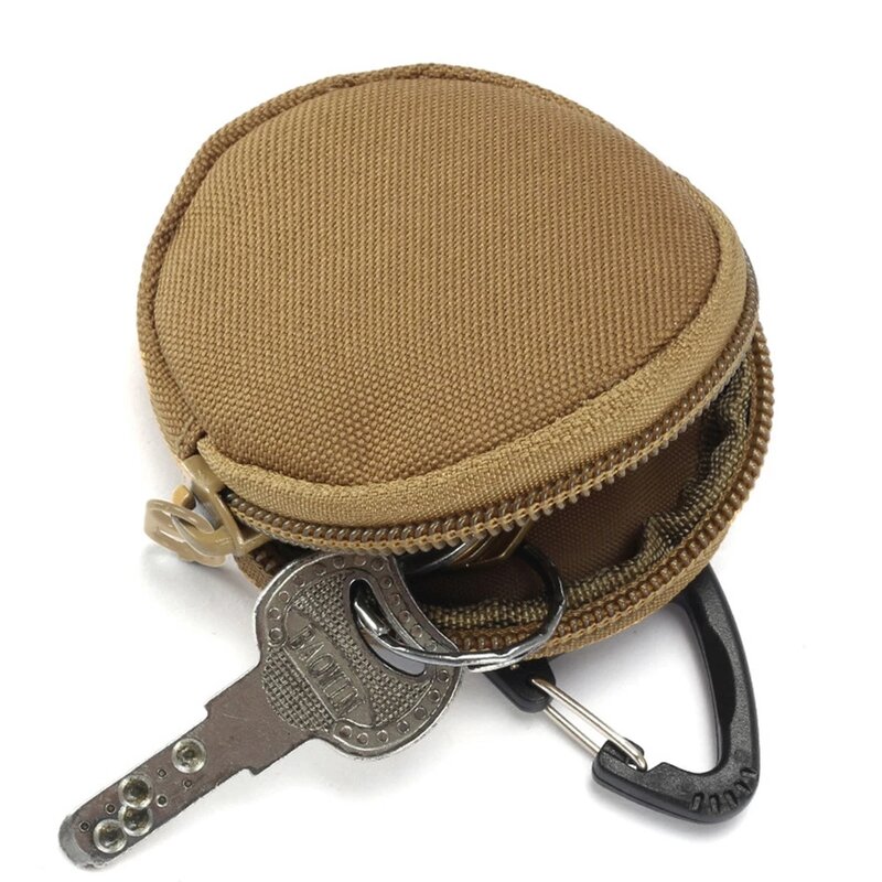 New Tactical EDC Pouch portachiavi portafoglio uomo portamonete borsa esercito militare Camo borsa portachiavi tasca con cerniera borsa da esterno