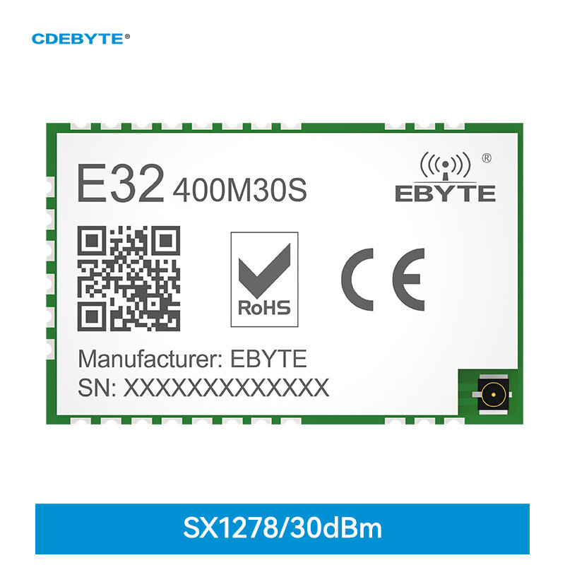 SX1278 SPI Ebyte E32-400M30S 30dBm 433MHz 470MHz LoRa 확산 스펙트럼 모듈 넓은 주파수 대역 무선 송수신기 10km DIY