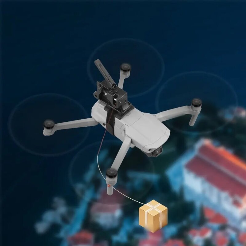 Zangão universal lançador airdrop sistema zangão isca de pesca pode fornecer vida-saving jogando lançador remoto