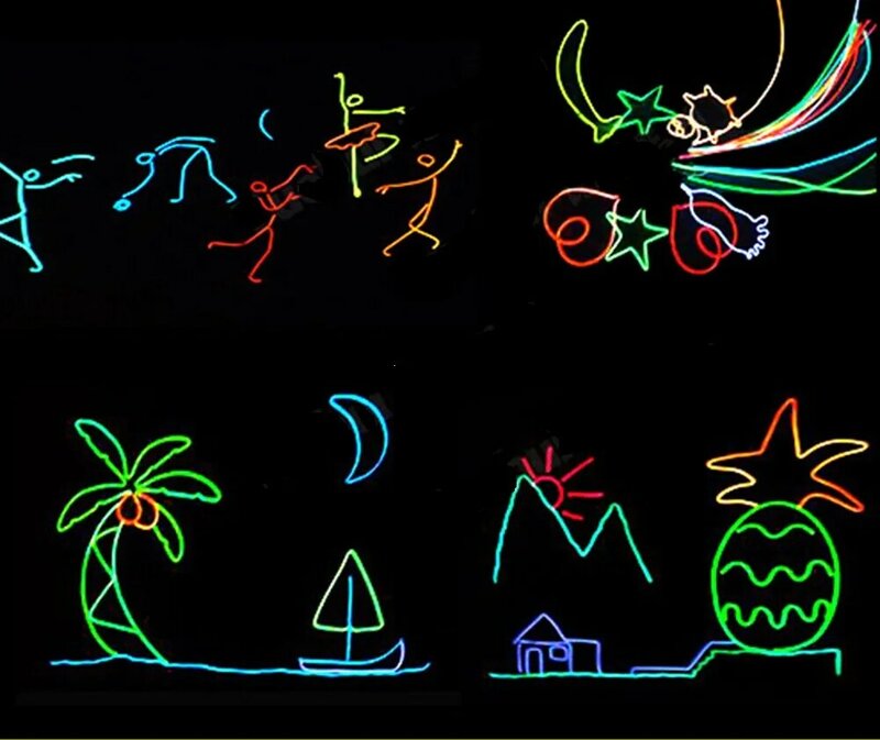 Fio super brilhante portátil el fios de néon luz dança festa decoração luz néon lâmpada led flexível fio corda tubo led corda