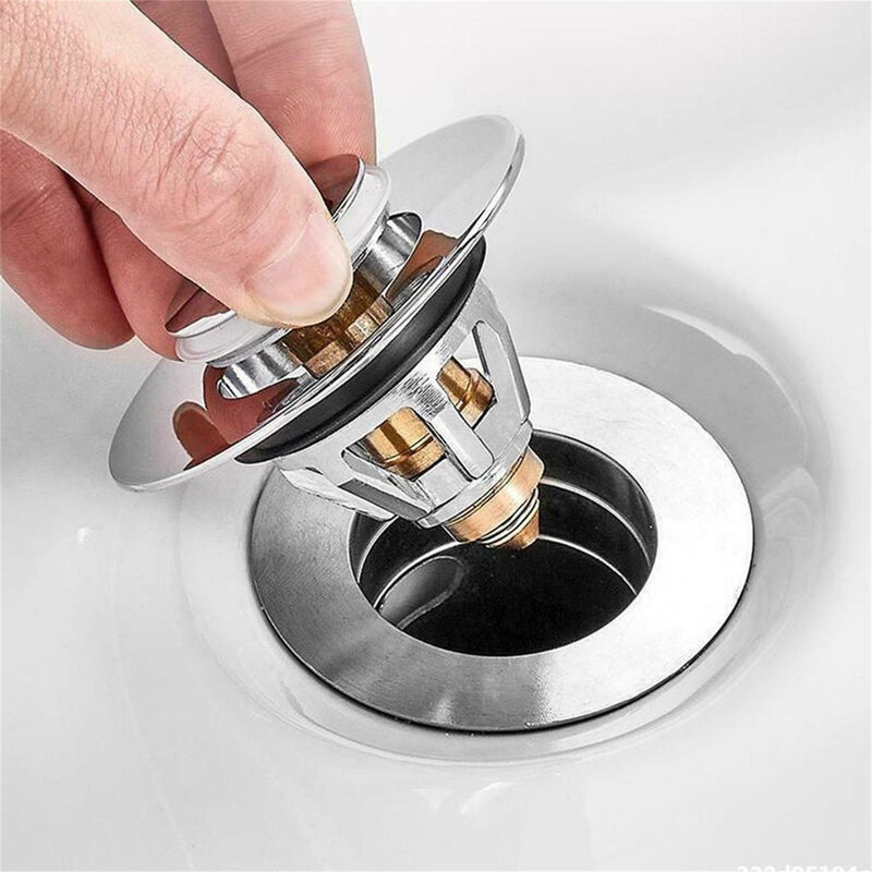 Filtro di scarico per lavaggio universale antideflagrante lavabo Pop-Up nucleo di rimbalzo lavello tappo di scarico bagno lavabo cucina vasca da bagno strumento