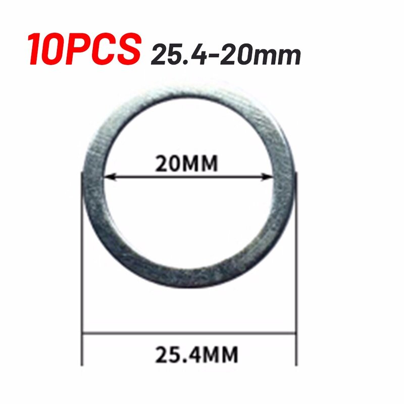 10pcs sega rondella di taglio circolare lama per sega adattatore rondella disco di taglio foro interno anelli adattatori rondella di taglio